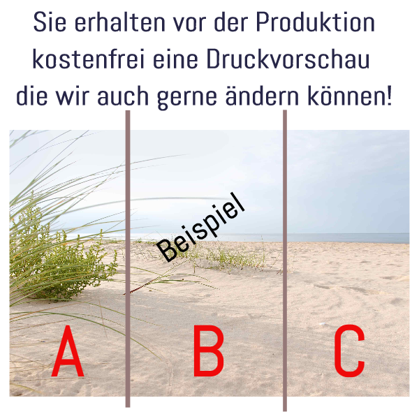 Druckvorschau vor der Produktion