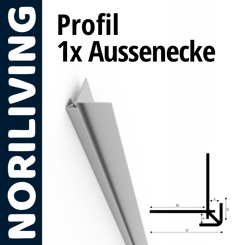 Profil Aussenecke 1x